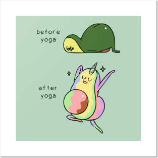 After Yoga Avocado Posters and Art